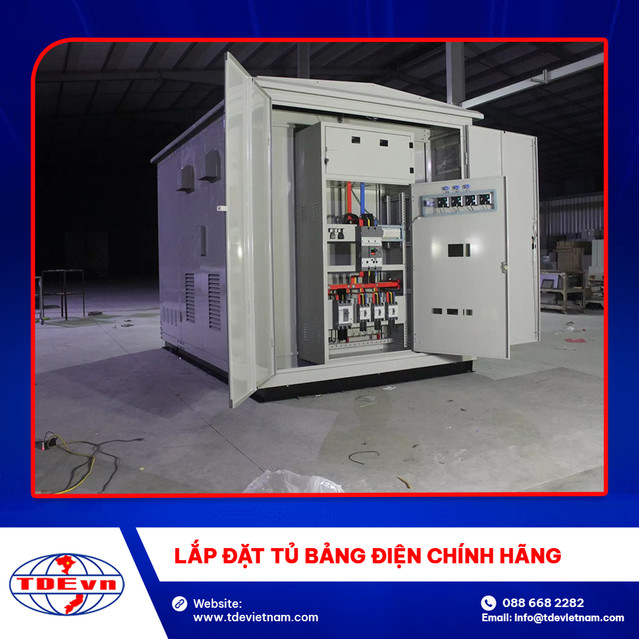 Lắp đặt tủ bảng điện chính hãng