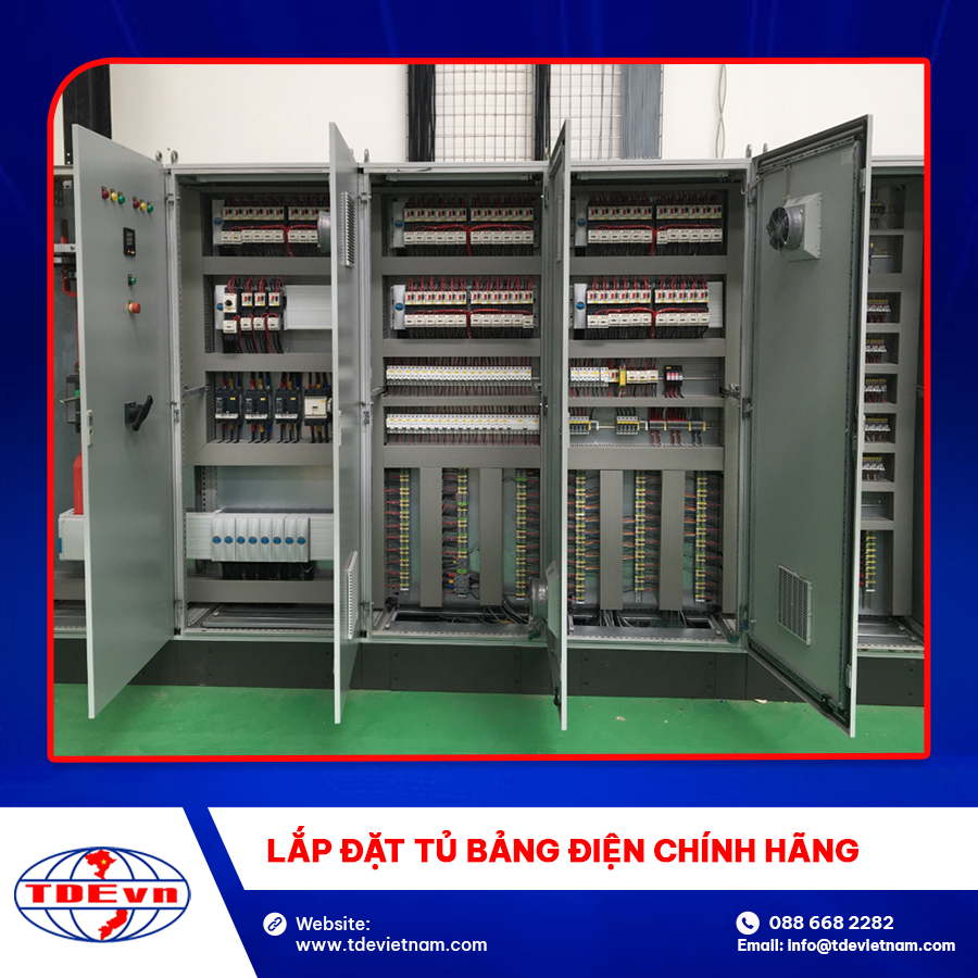 Lắp đặt tủ bảng điện chính hãng