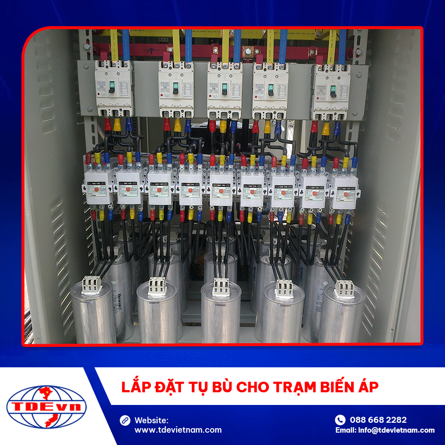 Lắp đặt tụ bù cho trạm biến áp