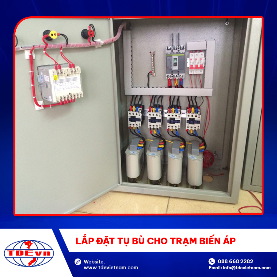 Lắp đặt tụ bù cho trạm biến áp