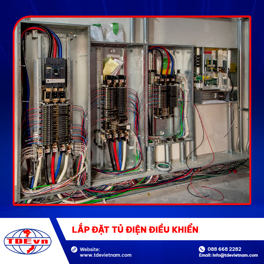 Lắp đặt tủ điện điều khiển