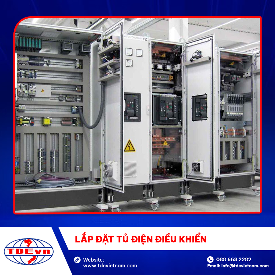 Lắp đặt tủ điện điều khiển