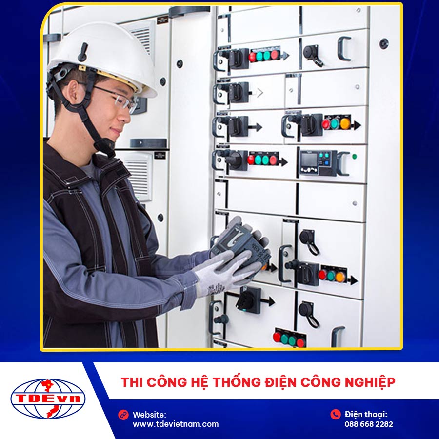 Thi công hệ thống điện công nghiệp