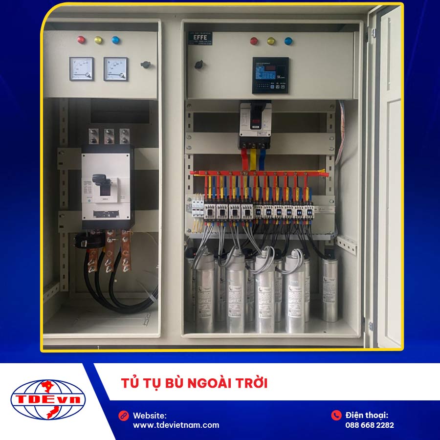 tủ tụ bù ngoài trời