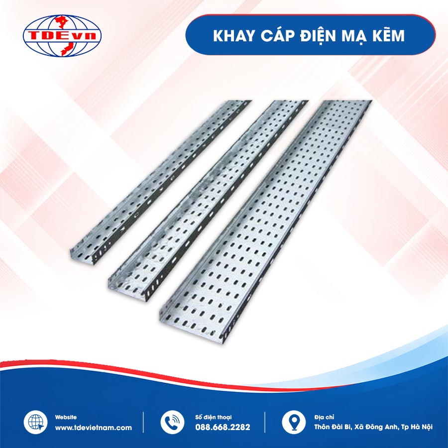 Khay cáp điện mạ kẽm