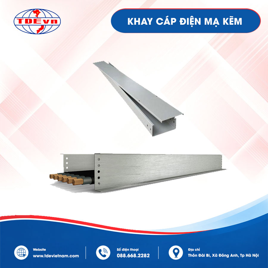 Khay cáp điện mạ kẽm