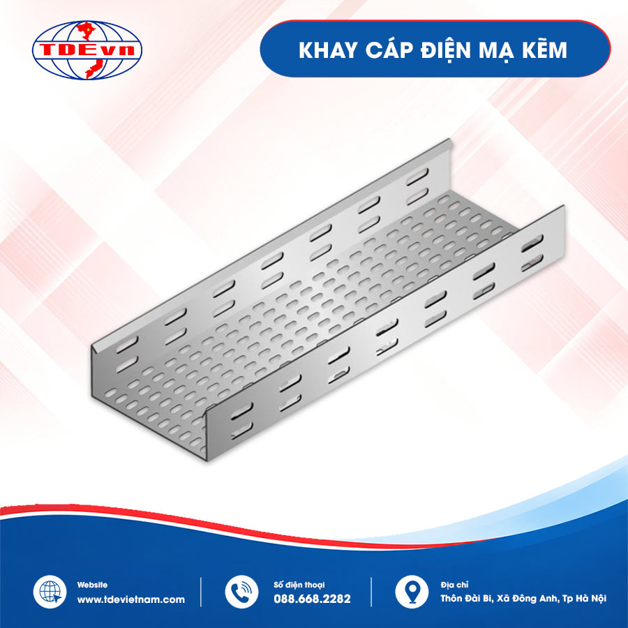 Khay cáp điện mạ kẽm