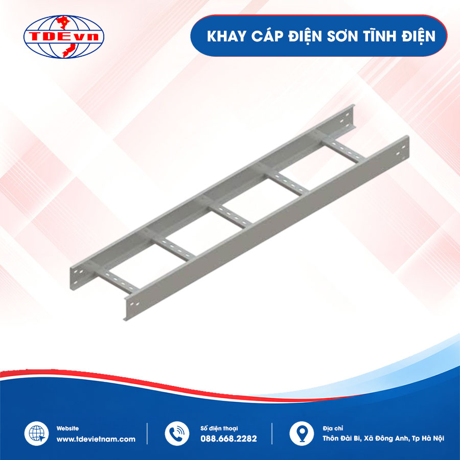Khay cáp điện sơn tĩnh điện