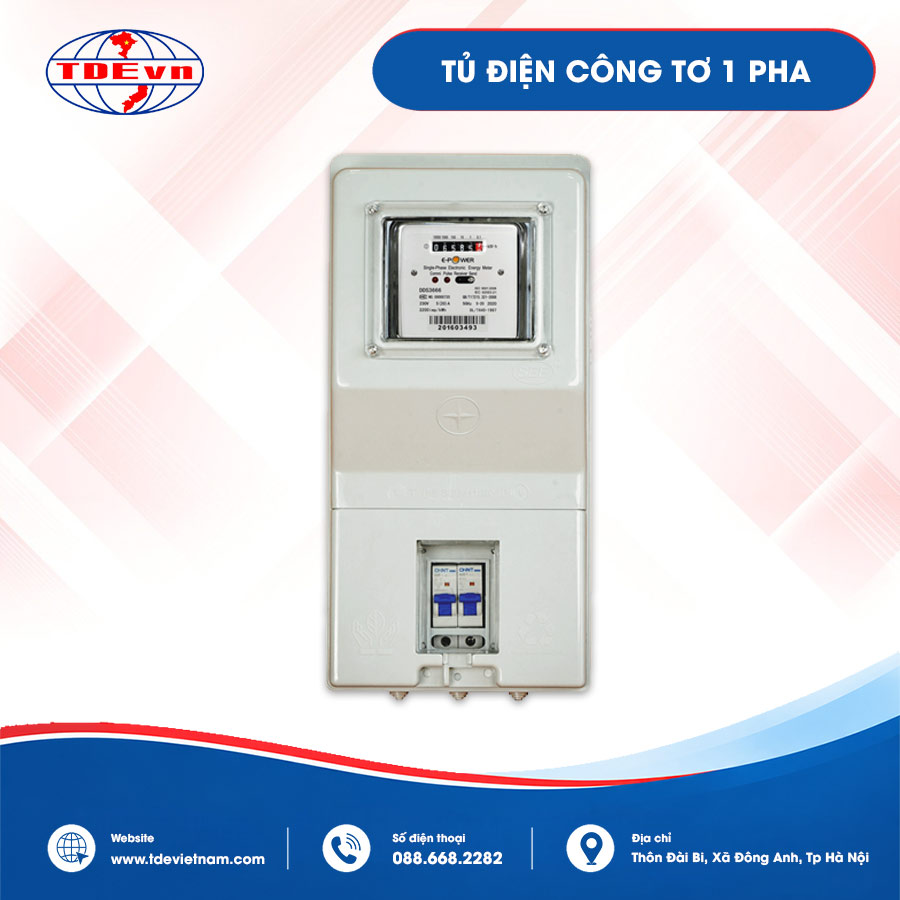Tủ điện công tơ 1 pha